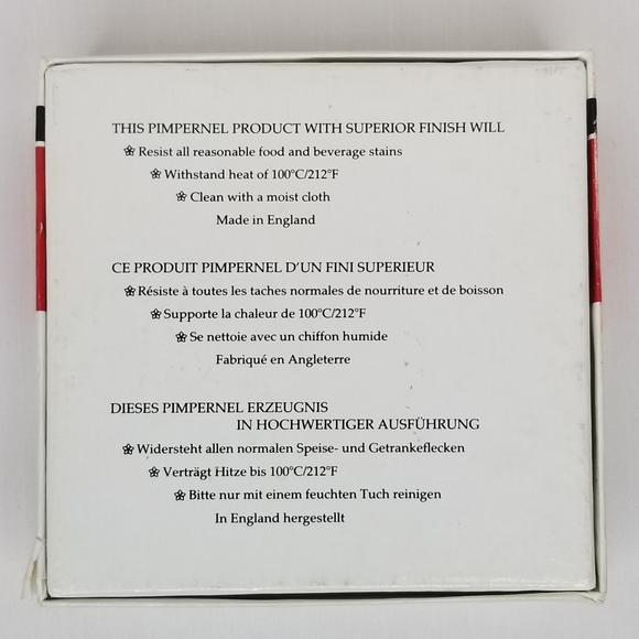 Pimpernel Quebec City Collection Cork Backed Coasters Deluxe Finish 4"x4" 6ct - Picture 11 of 15